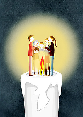 전신 PSD 여자 남자 일러스트 촛불 서기 여러명 성인 희망 사회이슈 시민 집회 촛불시위 국내일러스트 감정 다수 컨셉 초 모션 사람 국민 시위 파일형식