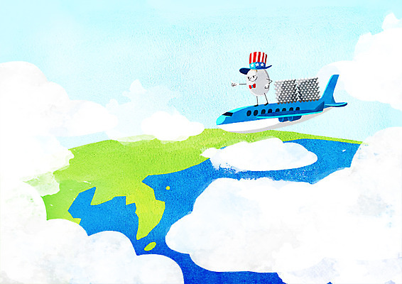PSD 일러스트 비행기 사람없음 계란 미국 사회이슈 항공 한반도 수입 조류독감 국내일러스트 컨셉 북아메리카 항공교통 대중교통 알 전염병 파일형식