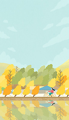 전신 PSD 여자 일러스트 산 한명 성인 강 마을 자전거 축제 봄 산책 산수유 국내일러스트 1 계절 꽃 휴식 사람 바이크 파일형식