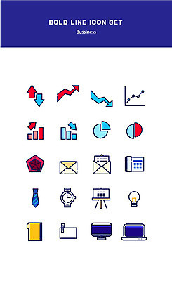 아이콘 화살표 비즈니스 그래프 사람없음 경제 노트북 컴퓨터 사회 표 이메일 하락 문서 상승 볼드라인 2D아이콘 AI파일 컨셉 전자제품 라인아이콘 공동체 파일형식 벡터