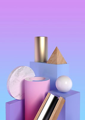 PSD 편집이미지 백그라운드 그래픽백그라운드 사람없음 그래픽 3D 원형 디지털합성 오브젝트 원기둥 삼각뿔 입체도형 메터리얼디자인 메터리얼백그라운드 편집3D 도형 디자인 입체 파일형식
