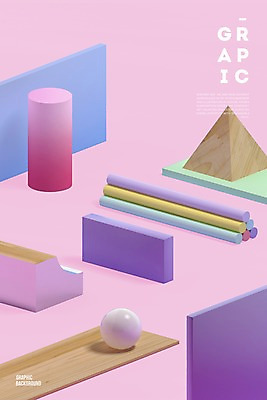 PSD 편집이미지 백그라운드 그래픽백그라운드 사람없음 그래픽 3D 원형 디지털합성 오브젝트 원기둥 원뿔 입체도형 직육면체 메터리얼디자인 메터리얼백그라운드 편집3D 도형 디자인 입체 파일형식