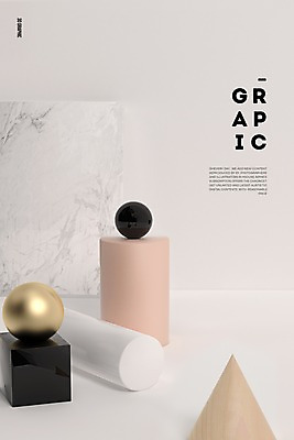 PSD 편집이미지 백그라운드 그래픽백그라운드 사람없음 그래픽 3D 원형 디지털합성 오브젝트 정사각형 원기둥 원뿔 입체도형 메터리얼디자인 메터리얼백그라운드 편집3D 도형 디자인 입체 파일형식