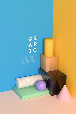 PSD 편집이미지 백그라운드 그래픽백그라운드 사람없음 그래픽 3D 원형 디지털합성 오브젝트 정사각형 원기둥 원뿔 직사각형 입체도형 메터리얼디자인 메터리얼백그라운드 편집3D 도형 디자인 입체 파일형식