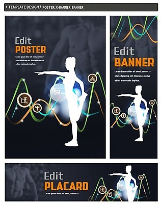 PSD 템플릿 배너 배너템플릿 여자 남자 가로배너 실루엣 ZIP 포스터 세로배너 근육 그래프 두명 세트 현수막 스마트 컨셉 촬영기법 사람 가로 세로 파일형식