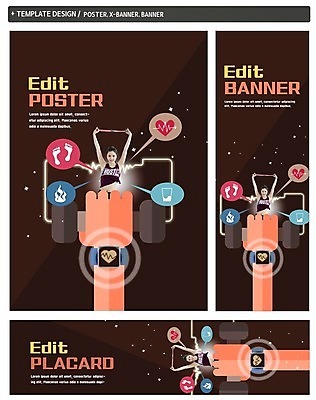 PSD 템플릿 손 배너 배너템플릿 여자 가로배너 ZIP 포스터 세로배너 한명 상반신 20대 성인 신체부위 세트 한국인 현수막 스마트 스마트워치 1 컨셉 사람 동양인 청년 가로 세로 스마트기기 웨어러블 파일형식