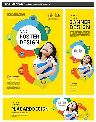 PSD 템플릿 배너 배너템플릿 여자 어린이교육 가로배너 ZIP 포스터 세로배너 어린이 한명 상반신 책 세트 한국인 현수막 트로피 메달 소녀한명만 1 교육 사람 동양인 가로 세로 상_우승 상_상패 여자한명만 소녀만 파일형식