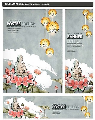 PSD 템플릿 배너 배너템플릿 가로배너 ZIP 포스터 세로배너 불교 연꽃 사람없음 세트 현수막 부처 연등 꽃 종교 가로 세로 등불 불교용품 파일형식