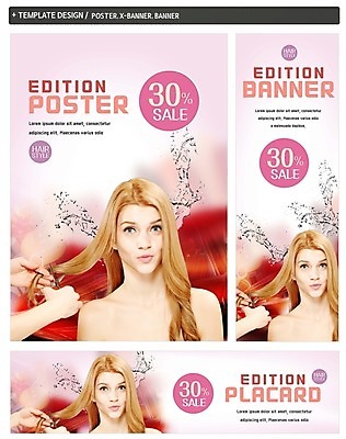 PSD 서양인 외국인 템플릿 헤어스타일 손 배너 배너템플릿 여자 가로배너 ZIP 포스터 세로배너 한명 신체부위 세트 금발 현수막 미용가위 1 가위_도구 사람 인종 가로 세로 미용용품 파일형식