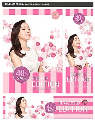 PSD 템플릿 배너 배너템플릿 여자 가로배너 꽃 ZIP 포스터 세로배너 한명 20대 성인 세트 뷰티 세일 한국인 현수막 의료성형뷰티 성인여자한명만 식물 1 사람 동양인 청년 가로 세로 여자한명만 성인여자만 파일형식