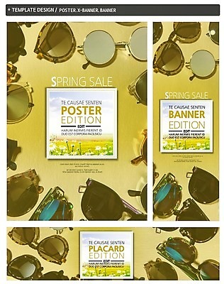 PSD 템플릿 배너 배너템플릿 가로배너 ZIP 포스터 세로배너 사람없음 세트 선글라스 현수막 안경 가로 세로 파일형식