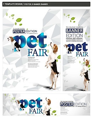 PSD 템플릿 배너 배너템플릿 가로배너 ZIP 포스터 세로배너 두마리 사람없음 세트 현수막 비글 2 가로 세로 개 파일형식