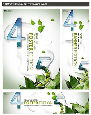 PSD 템플릿 배너 배너템플릿 가로배너 ZIP 포스터 세로배너 잎 자연 사람없음 세트 현수막 식목일 식물 기념일 가로 세로 생태계 파일형식