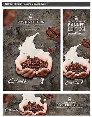 PSD 템플릿 손 배너 배너템플릿 가로배너 ZIP 포스터 세로배너 신체부위 세트 원두 현수막 커피 사람 가로 세로 파일형식
