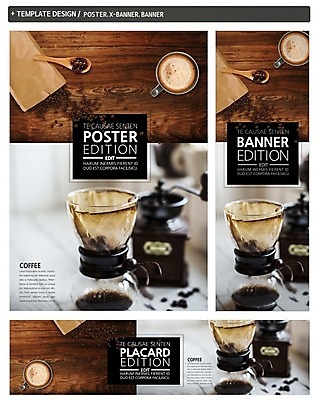 PSD 템플릿 배너 배너템플릿 가로배너 ZIP 포스터 세로배너 커피 사람없음 세트 원두 현수막 핸드밀 음료 가로 세로 커피용품 파일형식