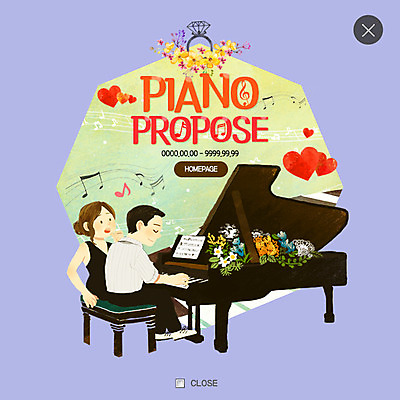 PSD 템플릿 커플 여자 남자 꽃 악기 웹템플릿 프로포즈 팝업 웹팝업 사랑 두명 하트 건반 피아노 레이어팝업 이미지템플릿 모양 식물 감정 음악 관계 사람 건반악기 파일형식
