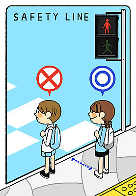 전신 PSD 여자 교육 남자 도로 어린이 교통 일러스트 안전 두명 횡단보도 신호등 교통안전 스쿨존 안전거리 국내일러스트 길 교통시설 사람 보행로 파일형식