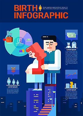 부부 여자 남자 결혼 돈 일러스트 회사 그래프 두명 경제 임산부 임신 인포그래픽 출산 하락 고민 국내일러스트 AI파일 커플 감정 컨셉 비즈니스 사람 이벤트 재산 파일형식 벡터