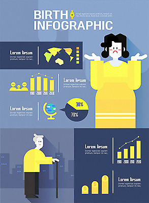 여자 노년 지도 일러스트 그래프 두명 지구본 임산부 임신 인포그래픽 출산 국내일러스트 AI파일 사람 성인 파일형식 벡터