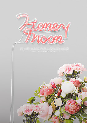 PSD 꽃 꽃다발 일러스트 타이포그라피 사람없음 립스틱 신혼여행 네온 네온아트 국내일러스트 식물 문자 결혼 화장품 파일형식