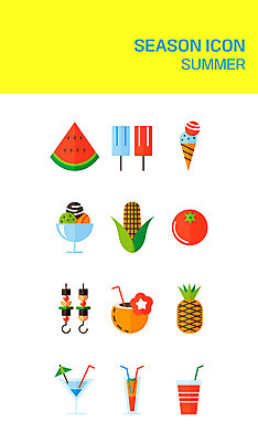 아이콘 음료 토마토 아이스크림 여름음식 수박 옥수수 사람없음 여름 세트 플랫 바비큐 파인애플 플랫아이콘 제철음식 제철과일 2D아이콘 AI파일 계절 음식 채소 과일 디저트 곡류 열대과일 제철 파일형식 벡터 여름_계절