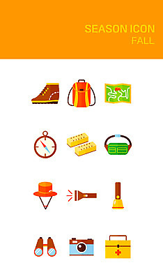 아이콘 모자 음식 신발 지도 배낭 사람없음 세트 카메라 등산 쌍안경 하이킹 가을 손전등 플랫 구급상자 나침반 플랫아이콘 파우치 2D아이콘 AI파일 잡화 계절 가방 레저 조명 전자제품 트래킹 망원경 의료용품 파일형식 벡터