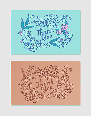 문양 꽃 포스터 일러스트 사람없음 감사카드 꽃봉오리 감사 엽서 당초문 국내일러스트 AI파일 식물 감정 카드_감사 편지 파일형식 벡터