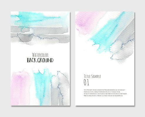 PSD 종이 분홍색 컬러 하늘색 백그라운드 일러스트 붓터치 수채화 사람없음 물감 회색 질감 번짐 국내일러스트 파란색 미술도구 파일형식 효과