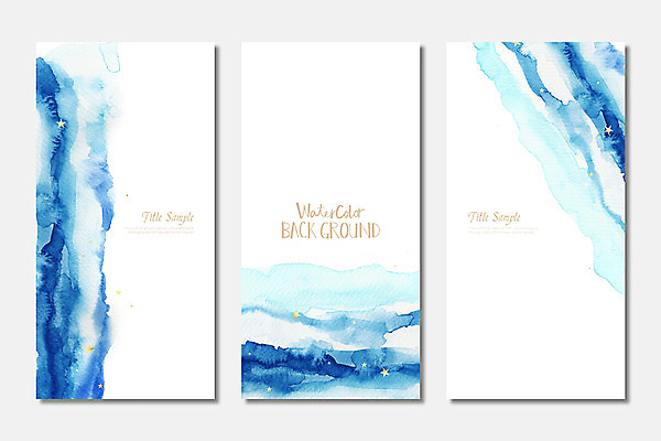 PSD 종이 백그라운드 일러스트 붓터치 수채화 사람없음 파란색 물감 질감 번짐 국내일러스트 컬러 미술도구 파일형식 효과