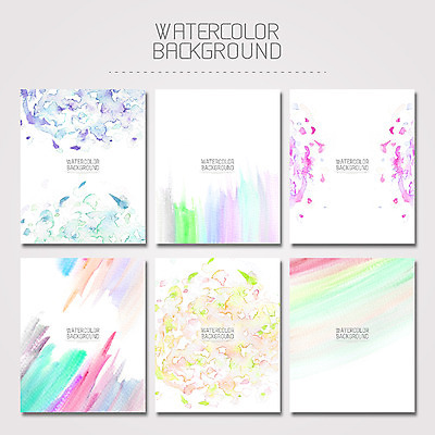 PSD 종이 컬러 백그라운드 일러스트 붓터치 수채화 사람없음 컬러풀 물감 질감 번짐 국내일러스트 미술도구 파일형식 효과