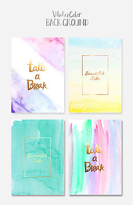 PSD 종이 컬러 백그라운드 일러스트 캘리그라피 붓터치 수채화 글자캘리그라피 사람없음 컬러풀 물감 질감 번짐 금박 국내일러스트 미술도구 파일형식 효과