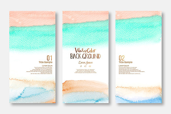 PSD 종이 컬러 하늘색 백그라운드 일러스트 붓터치 수채화 사람없음 갈색 물감 질감 번짐 국내일러스트 파란색 미술도구 파일형식 효과