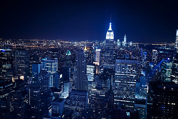 포토 JPG 야경 사람없음 야외 건물 도시 뉴욕 랜드마크 엠파이어스테이트빌딩 국내포토 건축물 빌딩 미국 야간 파일형식 풍경_경치