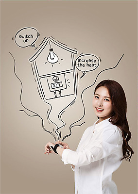 편집이미지 여자 시계 전구 주택 한명 웃음 상반신 20대 성인 옆모습 터치 한국인 난방 성인여자한명만 이미지편집 AI파일 1 뷰포인트 표정 사람 동양인 청년 건물 여자한명만 성인여자만 파일형식 벡터