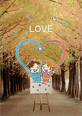 주간 나무 편집이미지 커플 여자 남자 사랑 성인 야외 두명 숲 이젤 캔버스 손하트 이미지편집 AI파일 자연요소 식물 감정 관계 사람 손짓 미술도구 파일형식 벡터