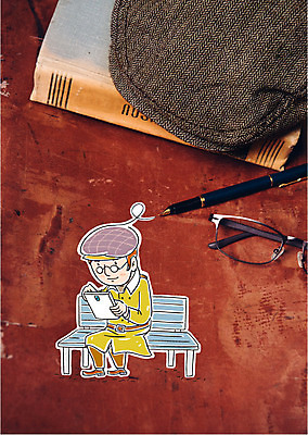 편집이미지 모자 남자 안경 벤치 의자 한명 성인 책 스마트폰 볼펜 이미지편집 AI파일 1 잡화 가구 사람 핸드폰 스마트기기 펜 파일형식 벡터