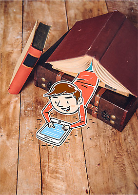 편집이미지 남자 엎드리기 한명 성인 목재 책 스마트폰 여행가방 나무바닥 덮기 이미지편집 AI파일 나무 1 가방 재료 모션 바닥 사람 핸드폰 스마트기기 파일형식 벡터