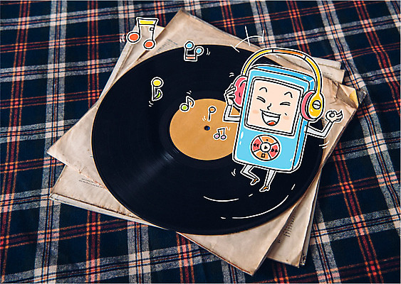 편집이미지 음표 사람없음 음악감상 MP3 체크무늬 이미지편집 AI파일 기호 음악 무늬 전자제품 감상 파일형식 벡터