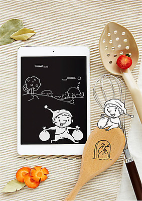 편집이미지 남자 토마토 주방용품 나뭇잎 사람 두명 태블릿 당근 자루 거품기 난쟁이 이미지편집 AI파일 생활용품 잎 채소 뿌리채소 전자제품 스마트기기 파일형식 벡터