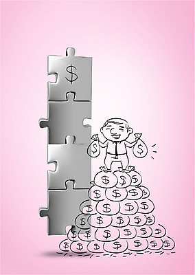 편집이미지 남자 돈 한명 들기 성인 화폐기호 퍼즐 돈자루 이미지편집 AI파일 1 기호 모션 사람 재산 화폐 파일형식 벡터