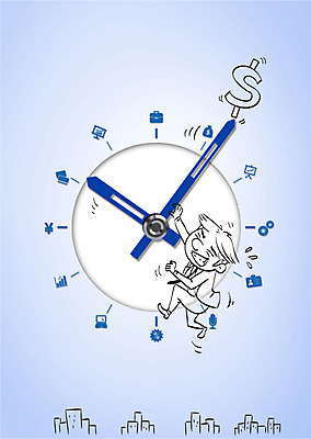 편집이미지 남자 시계 한명 성인 건물 달러 도시 이미지편집 AI파일 1 건축물 돈 사람 파일형식 벡터