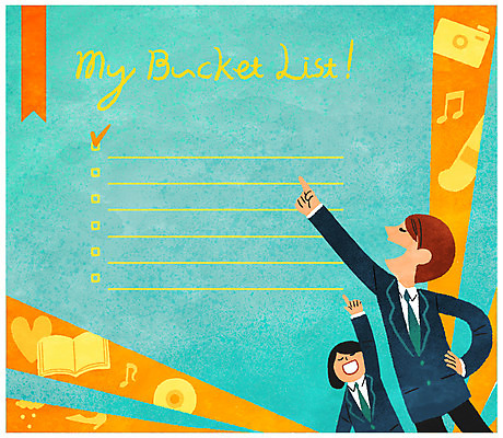 PSD 학생 여자 남자 교복 일러스트 청소년 프레임 두명 10대 친구 희망 가리킴 집중 리스트 프레임일러스트 버킷리스트 국내일러스트 옷 감정 컨셉 관계 사람 손짓 파일형식