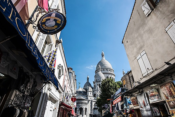 포토 JPG 주간 유럽 사람없음 야외 건물 프랑스 파리_프랑스 랜드마크 몽마르트르 사크레쾨르대성당 국내포토 자연요소 건축물 나라 성당 파일형식