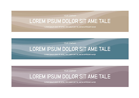 템플릿 배너 배너템플릿 가로배너 사각프레임 사람없음 현수막 그라데이션 물결무늬 배너세트 AI파일 물결 무늬 프레임 가로 세트 사각형 파일형식 벡터