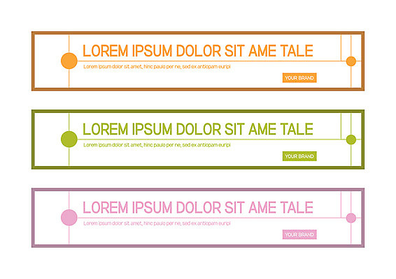 템플릿 배너 배너템플릿 가로배너 선 사각프레임 사람없음 현수막 원형 연결 배너세트 AI파일 도형 프레임 가로 세트 사각형 파일형식 벡터