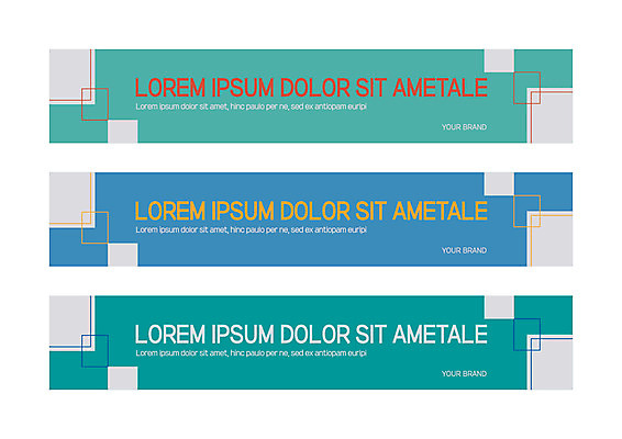 템플릿 배너 배너템플릿 가로배너 사각프레임 사람없음 사각형 현수막 겹침 교차 배너세트 AI파일 도형 프레임 가로 세트 파일형식 벡터