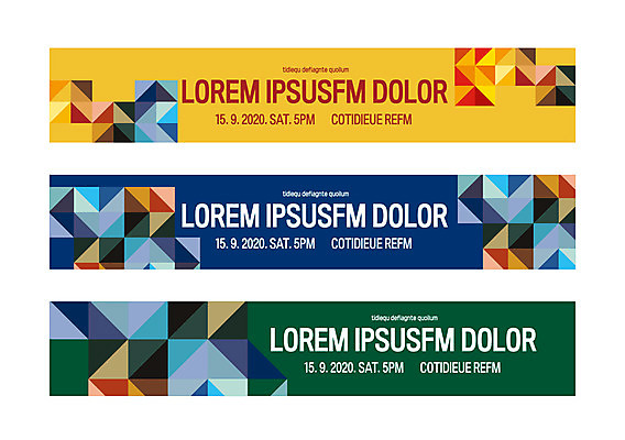 템플릿 배너 배너템플릿 가로배너 패턴 사각프레임 사람없음 현수막 삼각형 입체 겹침 지오메트릭 배너세트 AI파일 도형 무늬 프레임 가로 세트 사각형 파일형식 벡터