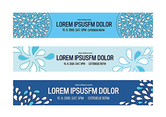 템플릿 배너 배너템플릿 가로배너 무늬 패턴 사각프레임 사람없음 현수막 물방울 젠탱글 배너세트 AI파일 프레임 가로 세트 사각형 파일형식 벡터