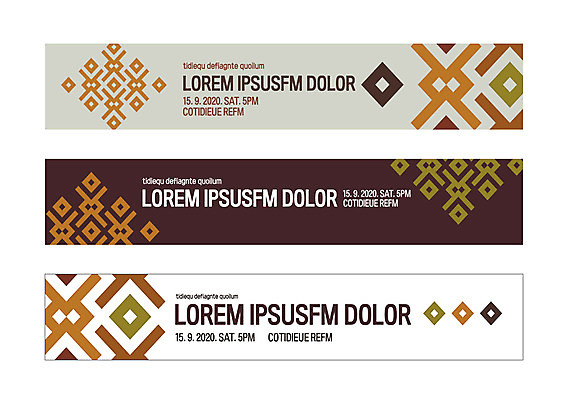 템플릿 배너 배너템플릿 가로배너 무늬 패턴 사각프레임 사람없음 사각형 현수막 겹침 교차 배너세트 AI파일 도형 프레임 가로 세트 파일형식 벡터