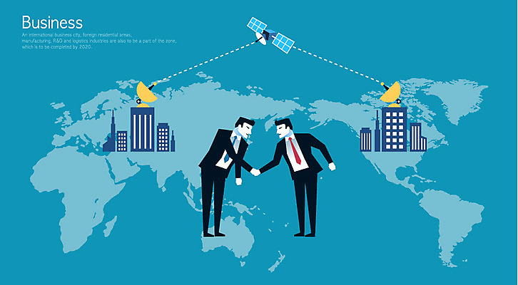 전신 남자 세계지도 일러스트 성공 악수 빌딩 성인 두명 글로벌 인공위성 직장인 비즈니스맨 국내일러스트 AI파일 직업 컨셉 지도 비즈니스 통신 사람 손짓 건물 세계 파일형식 벡터